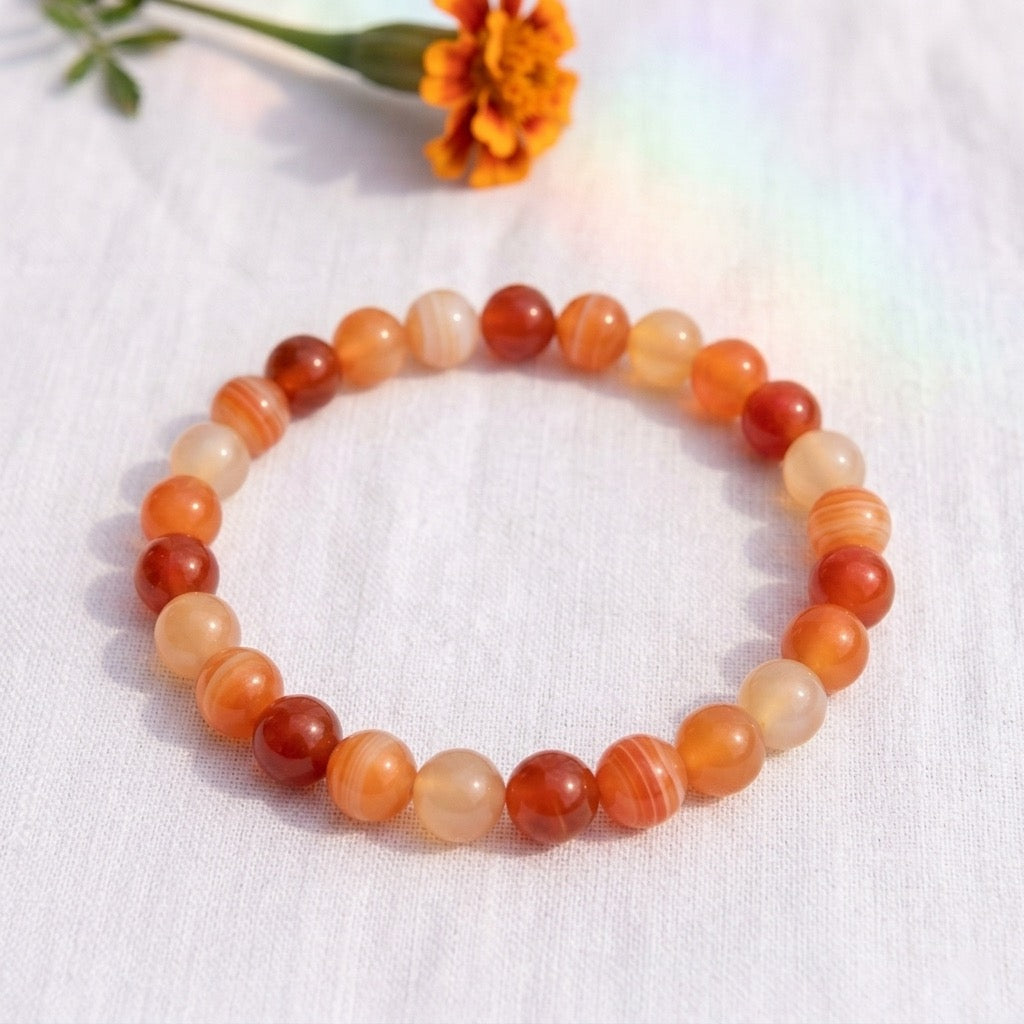 Bracelet en Cornaline